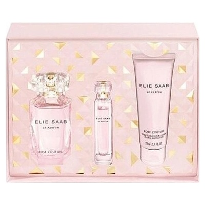 Elie Saab Le Parfum Rose Couture EDT 90 ml + EDT 10 ml + telové mlieko 75 ml darčeková sada