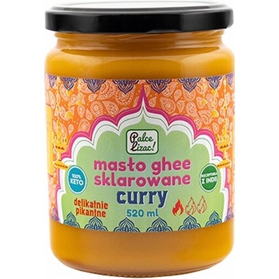 Čisté maslo GHEE CURRY Light na vyprážanie Palce Lizać 520 ml
