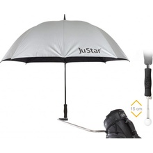 JUSTAR Umbrella Telescopic stříbrná