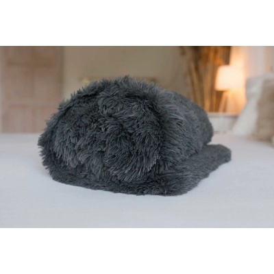 Jerry Fabrics Deka s dlouhým vlasem tmavě šedá – Zboží Mobilmania