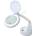 Geti Led Настолна лампа с лупа led/6, 5w/230v бяла (ti0016)