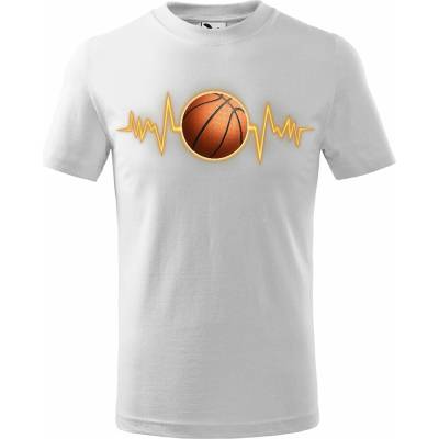 IMPAR Tričko Basketbalový puls dětské trička Bílá