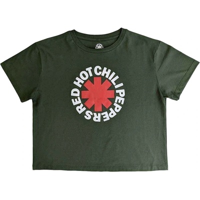 Red Hot Chili Peppers Classic Asterisk Green M Дамски Риза (RHCPCT01LGR02)