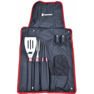 BERGNER Zástěra grilovací s nářadím sada 7 ks BG-40230-MM