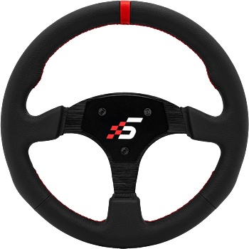 Simagic Round-Shaped Steering wheel without HUB (P-330R(LEATHER))