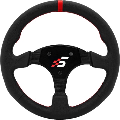 Simagic Round-Shaped Steering wheel without HUB (P-330R(LEATHER))