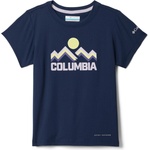 Columbia Детска спортна тениска Columbia Kid's Tech Trail Utility S/S Graphic Crew Sport shirt - Collegiate Navy / Rainbow Ridge - размер XXS (704-5865-0211)