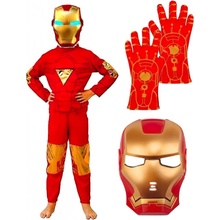 bHome Iron man s maskou a rukavicami