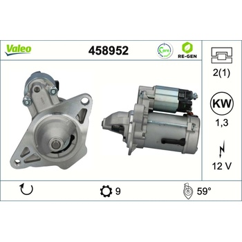 Startér VALEO 458952
