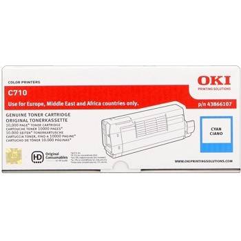 OKI 44318607 лазурен (cyan) оригинален тонер (44318607)