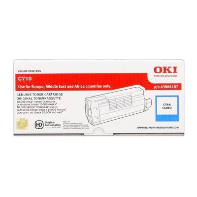 OKI 44318607 лазурен (cyan) оригинален тонер (44318607)