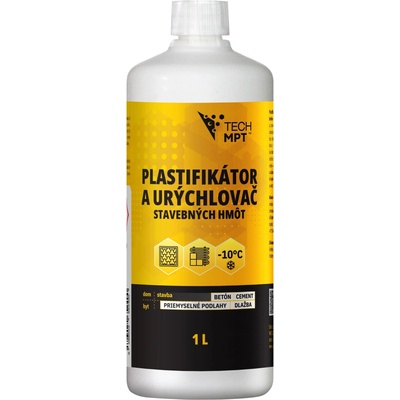 POLYMPT MPT TECH PLASTIFIKÁTOR A URÝCHLOVAČ DO STAVEBNÝCH HMÔT 1 l