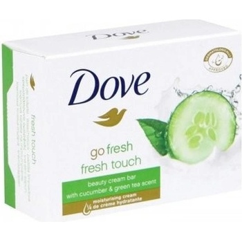 Dove Go Fresh Touch Okurka & Zelený čaj toaletní mydlo 12 x 100 g