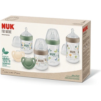 Nuk for NATURE Temperature Control СЕТ РР Шишета Perfect start - 6 части (10225680)