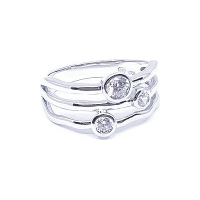 Jan Kos jewellery Stříbrný prsten MHT 3065 SW