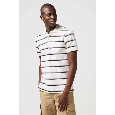 Wrangler Stripe Polo Shirt 112362828 smotanové