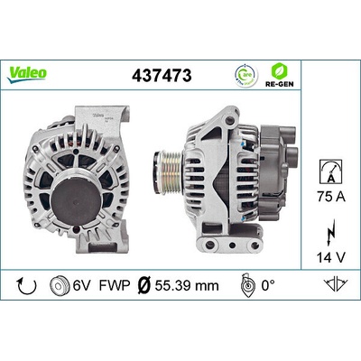 Alternátor VALEO 437473