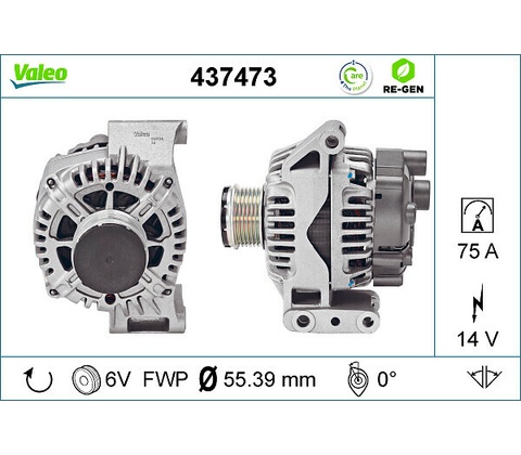 Alternátor VALEO 437473