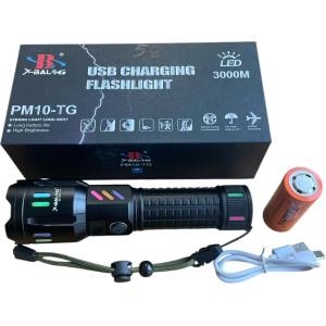 X-BAL Led тактически алуминиев фенер x-bal g bl-g62tg - 20см (3064-2)