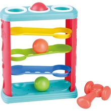 Playgo 100430 Veža s loptičkami a kladivkom