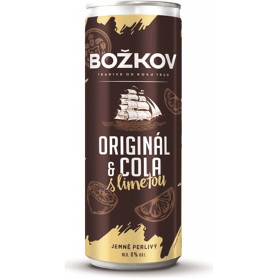 Božkov Original & Cola s limetkou 6% 0,25 l (plech) – Zboží Dáma Božkov Original & Cola s limetkou 6% 0,25 l (plech) – Zboží Dáma