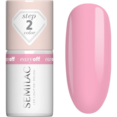 L27 Semilac EASY OFF LED LIGHT lak na nehty Pop Pink 7 ml