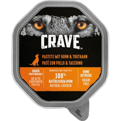 Crave Adult kuřecí a krůtí 150 g