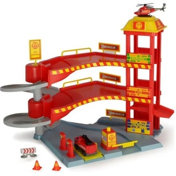 Dickie Toys Дики: Игрално паркинг съоръжение - Пожарна станция (20371838t)