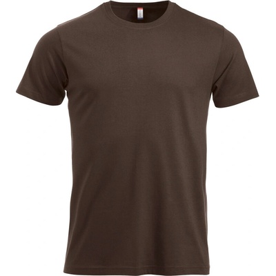 Clique New Classic-T krátký rukáv pánské COT679360at000-dark mocca