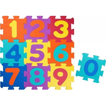 Plastica 91627 puzzle koberec Čísla 10 ks