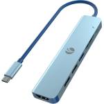 VCOM докинг станция Docking Station Type-C 7-in-1 - CUE18 - PD3.0 100W, HDMI, USB3.0 x 1, USB2.0 x 2, SD, TF (4895182246966)