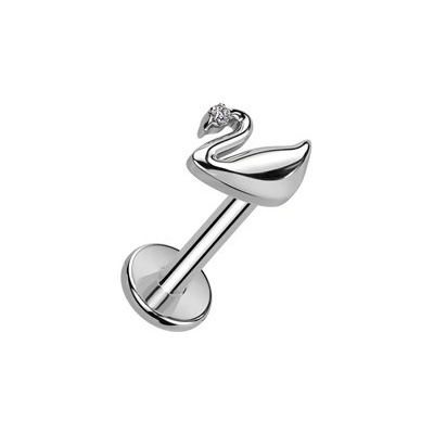 Šperky4U piercing do brady labreta titan TIT1268