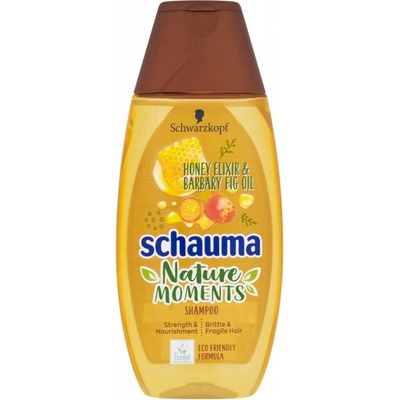 Schauma Nature Moments medový elixír a olej z opuncie mexické pro regeneraci a sílu šampon na vlasy 400 ml