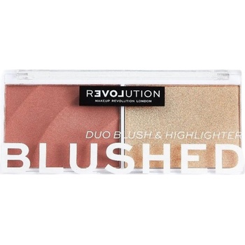 Relove by Revolution Палитра руж и хайлайтър Blushed Kindness, 5.8 g