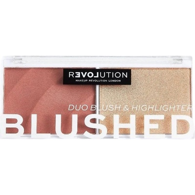 Relove by Revolution Палитра руж и хайлайтър Blushed Kindness, 5.8 g
