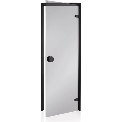 Andres saunové dvere Raiser 7x19 Black osika Farba: grey