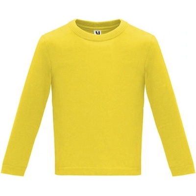 Roly Dětské tričko dlouhý rukáv Baby žlutá – Zboží Mobilmania