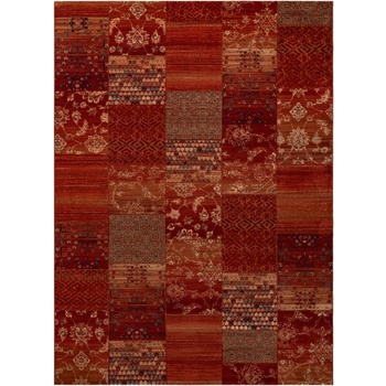 Najkoberce KASHQAI 4327 300 Patchwork bordový