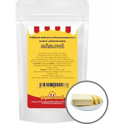 Popkornovač Príchuť na popcorn Maslová 200 g