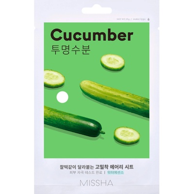 Missha Pleťová maska s výtažkem z okurky Airy Fit Sheet Mask Cucumber - 19 g 1 ks – Hledejceny.cz