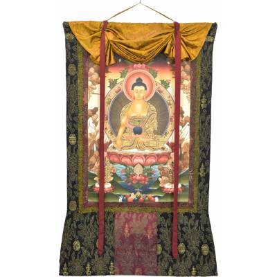Sanu Babu Thangka, Buddha Šakjamuni, 101x156cm