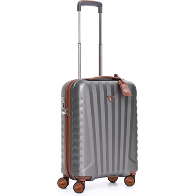 Roncato E-lite s titanová/hnědá 55 x 40 x 20 cm