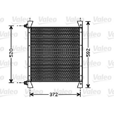VALEO Kondenzátor, klimatizace NEW PART 818039