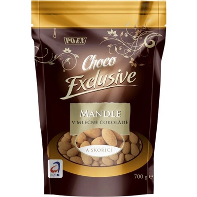 Poex Mandle v mliečnej čokoláde a škorici 700 g
