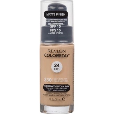 Revlon Colorstay Combination Oily Skin SPF15 фон дьо тен за комбинирана към мазна кожа 30 ml нюанс 330 Natural Tan