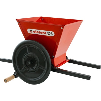 Ръчна гроздомелачка elefant gc-d, 65 l - метална конструкция с алуминиеви валове (12771)