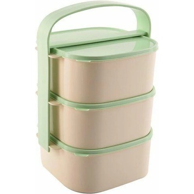 jídlonosič 3D (3x1,15l) ALMI plus, čtverc., plast