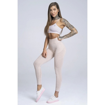 Gym Glamour legíny bezešvé beige