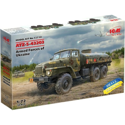 ICM ATZ-5-43203 Fuel Bowser of the Armed Forces of Ukraine 1:72