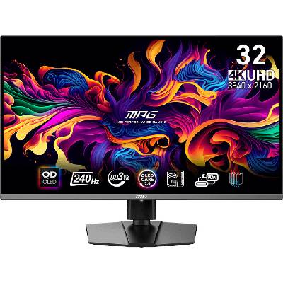 MSI MPG/321URX/31,5"/QD-OLED/4K UHD/240Hz/0,03ms/Black/2R